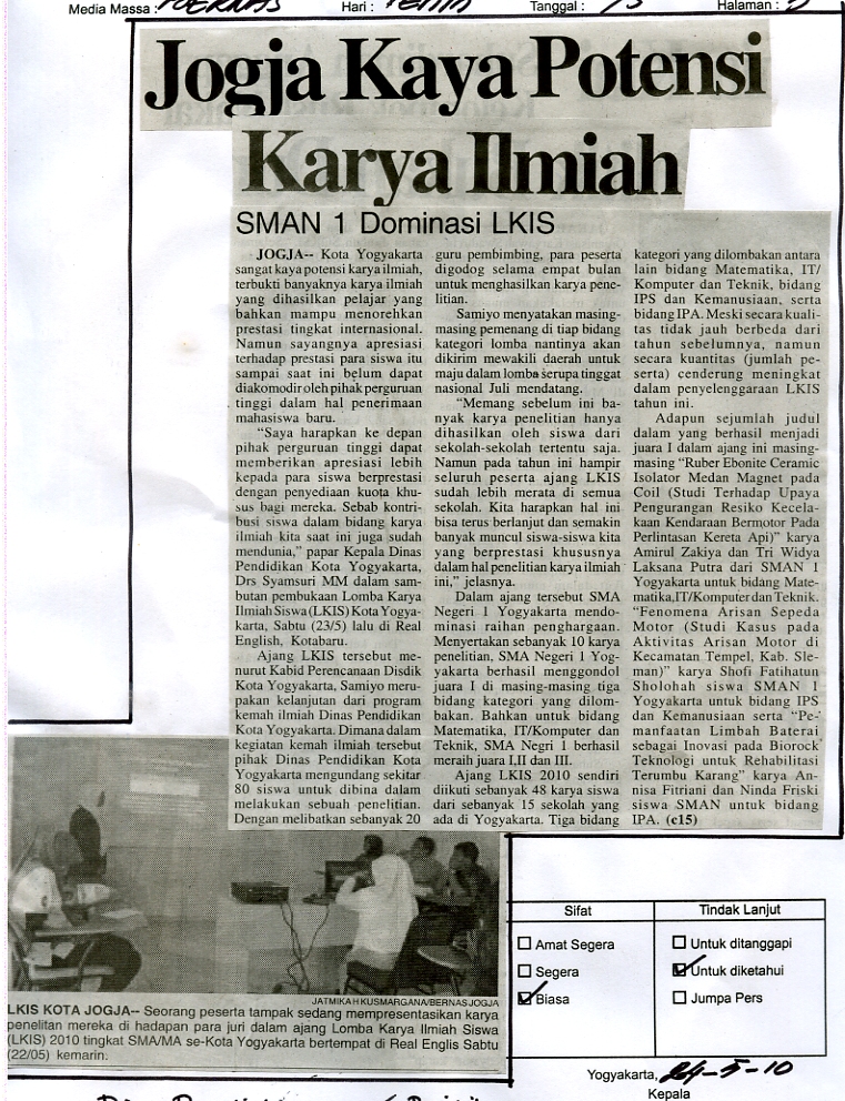 Kliping jogja terbaru